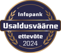 Usaldusväärne ettevõte 2024 märgis